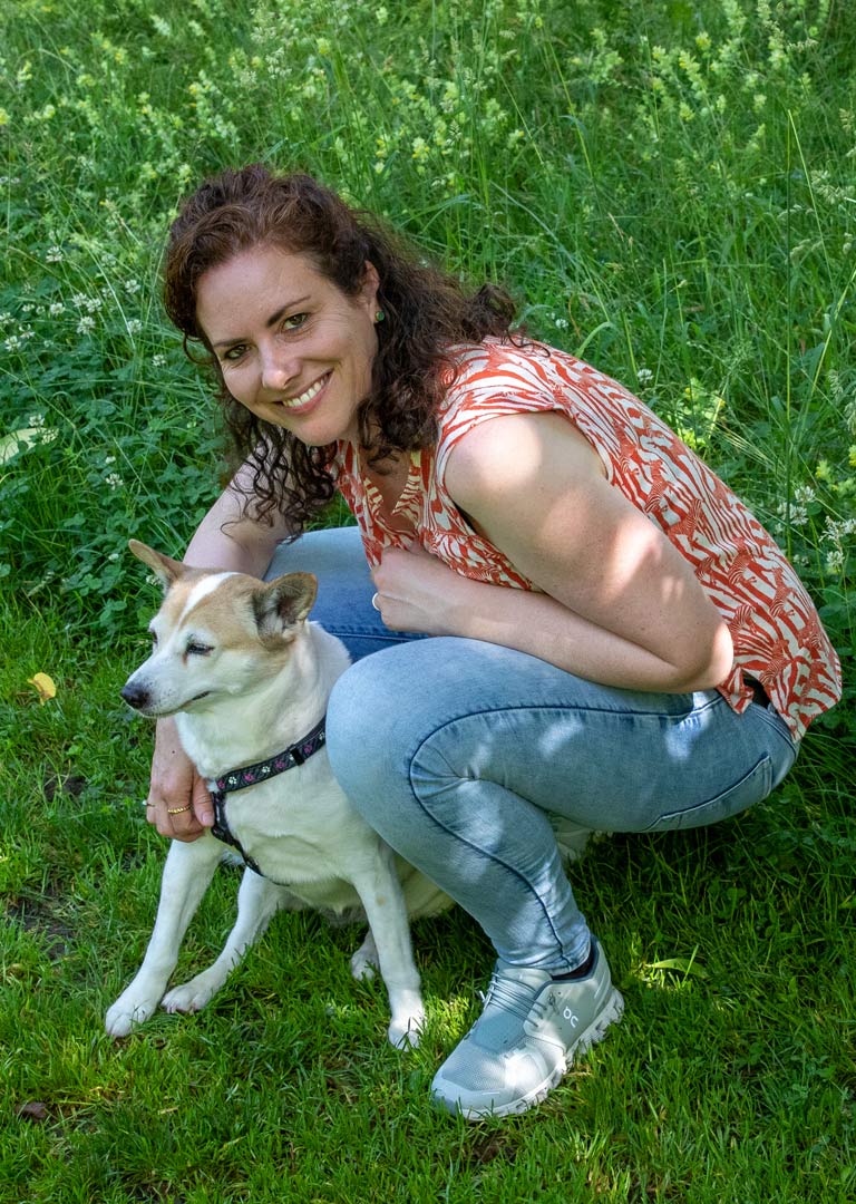 Angela und Ihr Hund Joy, Furever Joy Haustierbetreuung